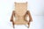 Wood Michael van Beuren Bauhaus Teak and Raffia Lounge Chair, circa 1940 For Sale - Image 7 of 13