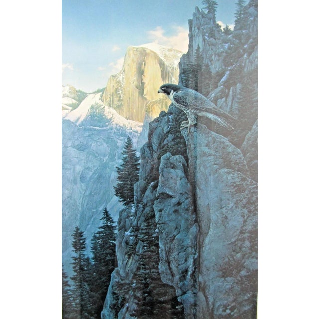 Realism 1990s Stephen Lyman Return of the Falcon Limited Edition Print Framed Signed 1205/1500 For Sale - Image 3 of 12