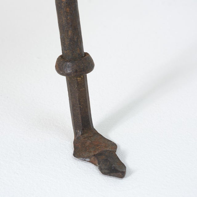 Traditional Vintage Mid Century Brass Bench For Sale - Image 3 of 6