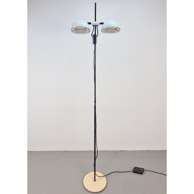 Vintage White Floor Lamp from Valenti Milano, Italy, 1970s For Sale - Image 10 of 18