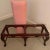 1980s Georgian Furnishing Co. Carved Mahogany Queen-Anne 6-Leg Bench With Coral Fabric For Sale - Image 10 of 10
