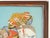 Late Meiji to Tisho Era Antique Japanese Reverse Glass Painting For Sale - Image 12 of 18