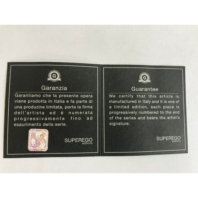 Ceramic Vase by Alessandro Mendini for Superego Editions, 4 Mani Collection - Numbered 5 of 99 For Sale - Image 15 of 16