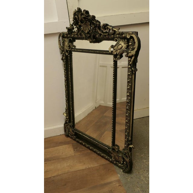 Large Napoleon III French Cushion Mirror For Sale - Image 4 of 7