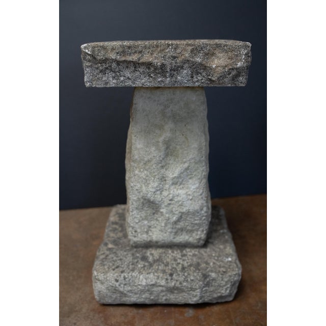 English Garden Stone Square Bird Bath For Sale - Image 11 of 11