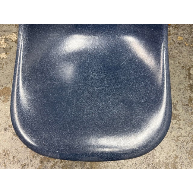 Plastic Charles + Ray Eames for Herman Miller Molded Fiberglass Chairs, Set of Four For Sale - Image 7 of 12