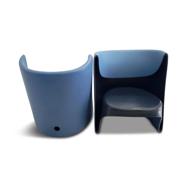 Cappellini Nino Rota Chairs by Ron Arad for Cappellini (2002) - a Pair For Sale - Image 4 of 13