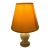 Vintage Floral Ceramic Table Lamp For Sale