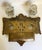 Antique French Victorian Brass Double Inkwell Desk Set With Crystal Inkwells For Sale - Image 9 of 10