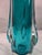 1990s Vintage Murano Style Timothy E. Landers Hand Blown Teal/Aqua Blue Sommerso Glass Vase For Sale - Image 5 of 6