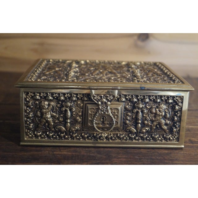 A beautiful example of the German company Erhard and Sohne at their best. This box is in very good condition with the...