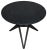 Mid-Century Modern NOIR Victor Dining Table, Charcoal Black For Sale - Image 3 of 6
