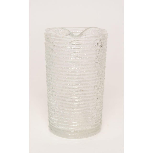 Mid-Century Modern Petite Mid-Century American Modern Soreno Bark Glass Pitcher by Anchor Hocking For Sale - Image 3 of 9