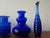 Mid-Century Modern Vases in Cobalt Glass, 1978, Set of 5 For Sale - Image 9 of 14