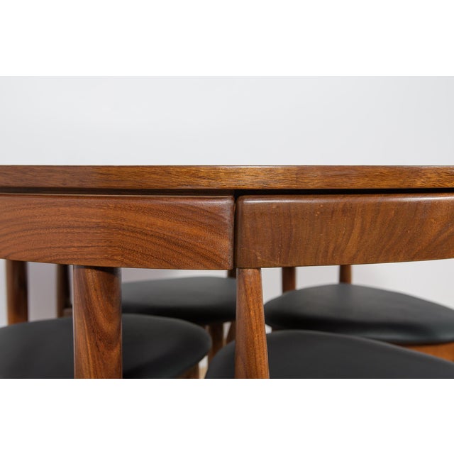Hans Olsen Mid-Century Teak Dining Table and Chairs by Hans Olsen for Frem Røjle, Denmark, 1950s, Set of 5 For Sale - Image 4 of 18