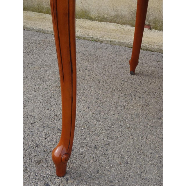 Regency Oval Extendable Dining Table, 1980s For Sale - Image 16 of 18