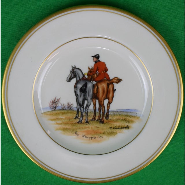 Ceramic Set X 11 Frank Vosmansky X Abercrombie & Fitch Porcelain Bread Plates For Sale - Image 7 of 14