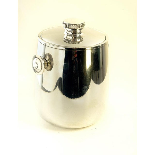 Mid-Century Modern Ice Bucket with Silver Gilt attributed to Macabo, Italy, 1950s For Sale - Image 9 of 10