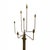 Contemporary Talitha Italian Floor Candelabra in Bronzed Brass with Seven Arms For Sale - Image 3 of 5