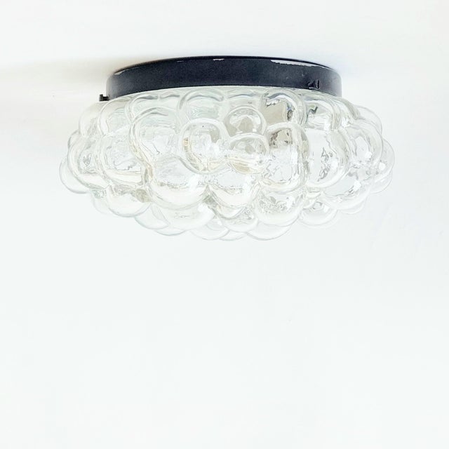 Mid-Century Modern Mid-Century Modern Glass Ceiling Light and Wall Lights by Helena Tynell for Limburg, Germany, 1960s, Set of 3 For Sale - Image 3 of 11