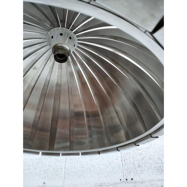 Calotta Pendant Lamp in Stainless Steel by Elio Martinelli for Martinelli Luce, 1970s For Sale - Image 12 of 17