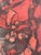 1970s Vintage Signed Abstract Painting in Red and Black, Figurative Composition For Sale - Image 5 of 10