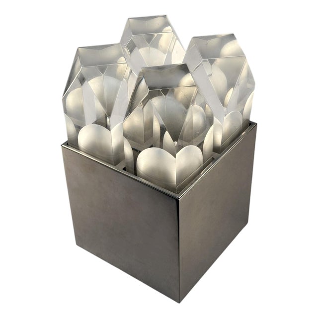 Sculptural Table Light by Gaetano Missaglia, Italy, 1960s For Sale