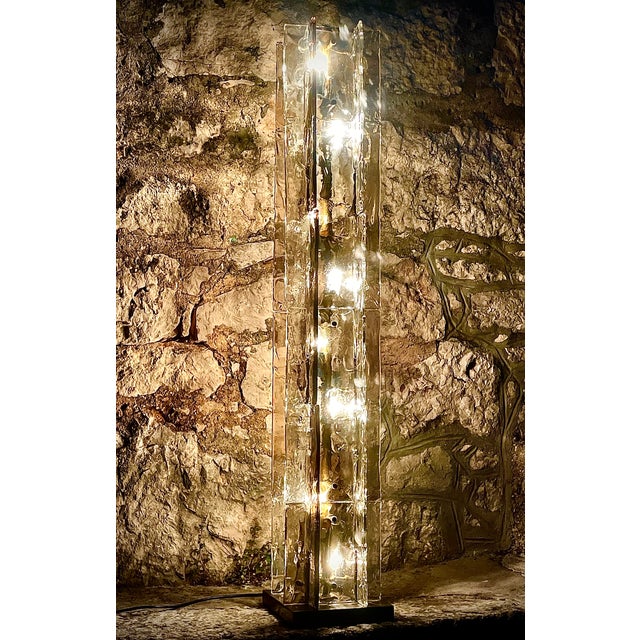 LT379 Floor Lamp in Murano Glass attributed to Carlo Nason for Mazzega, Italy, 1970s For Sale - Image 16 of 18