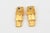 Metal Vintage Robert Lee Morris Gold Plated Sculptural Dangle Earrings, 1980's For Sale - Image 7 of 10