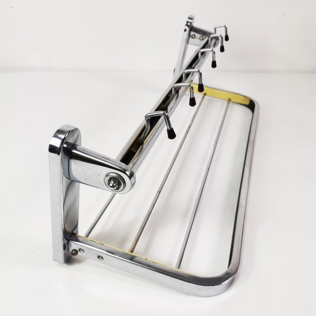 Silver Bauhaus Wall Hanger, Czechoslovakia, 1950s For Sale - Image 8 of 13