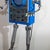 Blue "Junkyard" Robot Sculpture by Steve Heller For Sale - Image 8 of 12