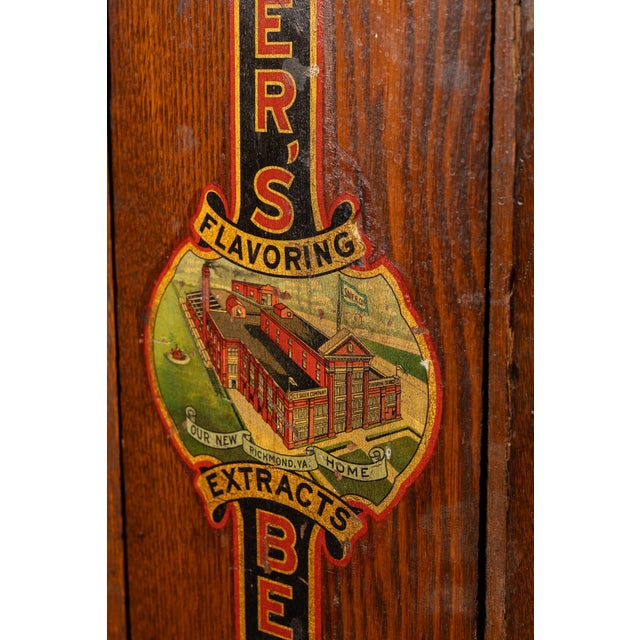 Wood Early 20th Century Sauer's Best Countertop Store Display For Sale - Image 7 of 10