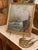 Sky Blue Antique Ship Painting, Framed For Sale - Image 8 of 12