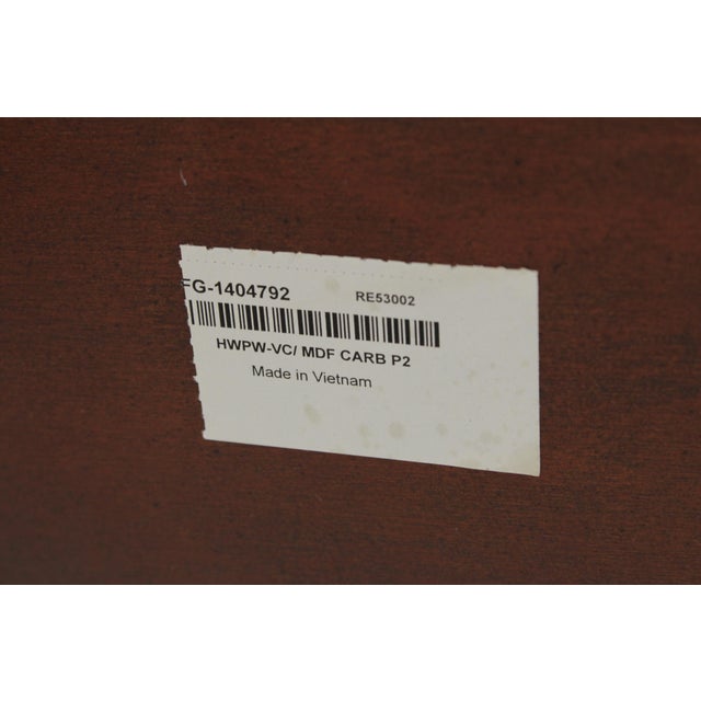Theodore Alexander Inlaid Demilune Table For Sale - Image 18 of 18