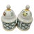 Vintage Villeroy & Boch "Basket" Pattern Salt and Pepper Shaker Set For Sale In Los Angeles - Image 6 of 8