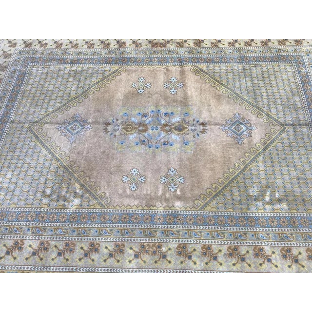 Vintage Moroccan Rabat Rug, 1980s For Sale - Image 9 of 12
