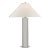 Paloma Contreras for Visual Comfort Signature Olivier Medium Table Lamp in Polished Nickel with Linen Shade For Sale