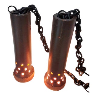 Ceramic Lamps, 1970s, Set of 2 For Sale