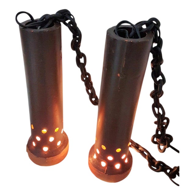 Ceramic Lamps, 1970s, Set of 2 For Sale