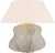 Modern Kelly Wearstler by Visual Comfort Signature Delmar 22" Table Lamp in Antiqued White with Linen Shade For Sale - Image 3 of 3