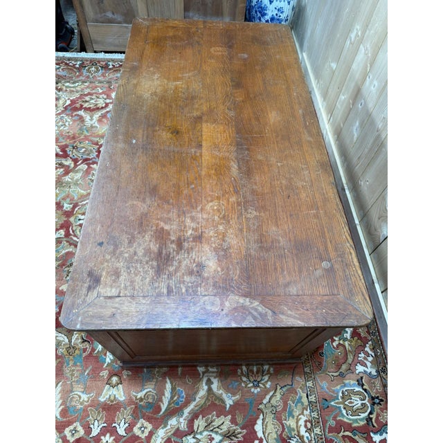 Wood Oak Shop Counter, 1890s For Sale - Image 7 of 8