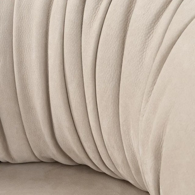 Beige Sipario Armchair by Lorenza Bozzoli For Sale - Image 4 of 5