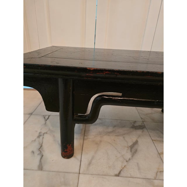 1930s Antique Chinese Furniture Classic Coffee Cocktail Table For Sale - Image 5 of 14