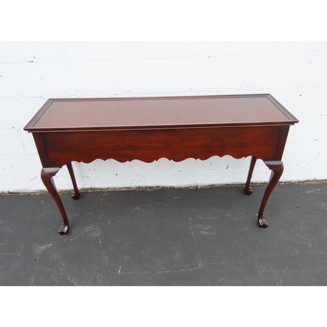 Statton Trutype Americana Long Narrow Library Console Entry Table 6391 For Sale - Image 18 of 18