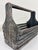 Wood Vintage Rustic Wooden Slatted Tool Caddy With Handle – Distressed Blue Gray For Sale - Image 7 of 13