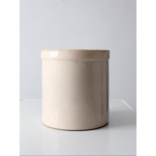 Ceramic Antique Western Stoneware 3 Gallon Crock For Sale - Image 7 of 15