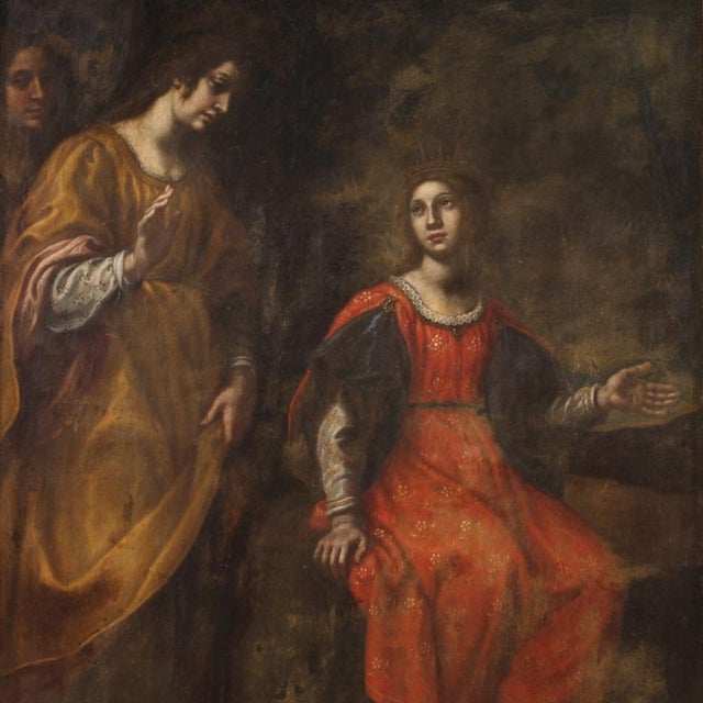 Moses Saved from the Waters​, 1630, Oil on Canvas, Framed For Sale - Image 9 of 17