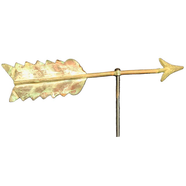 Vintage American Arrow Weathervane on Stand For Sale - Image 4 of 5