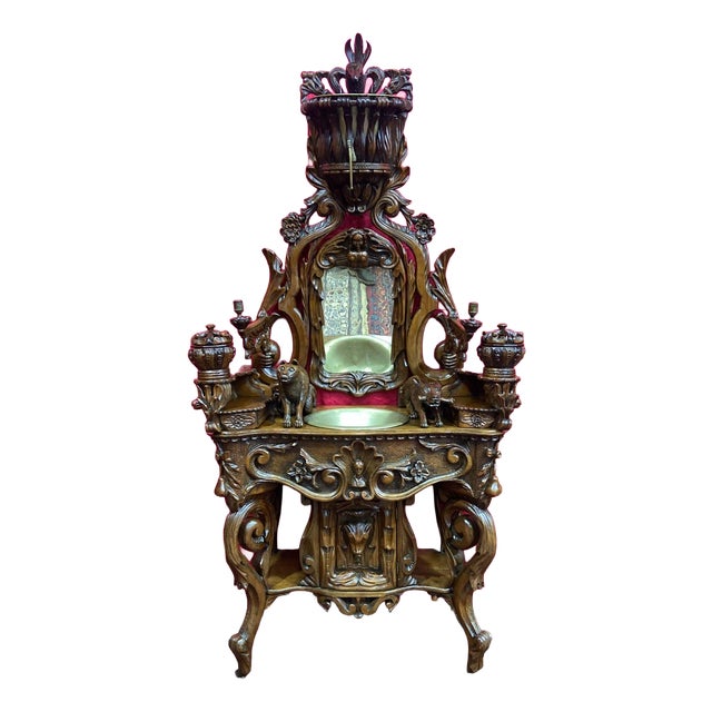 19th Century Baroque Sink, Northern Italy, 1850 For Sale