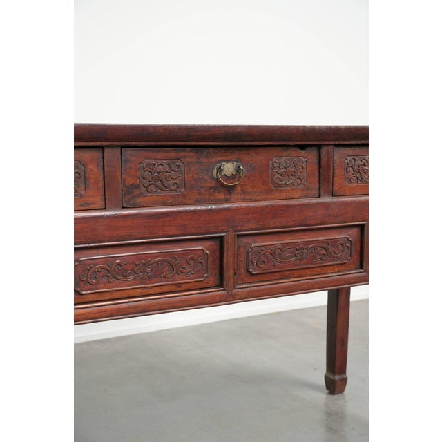 Antique Chinese Wooden Sideboard, 1800s For Sale - Image 12 of 16